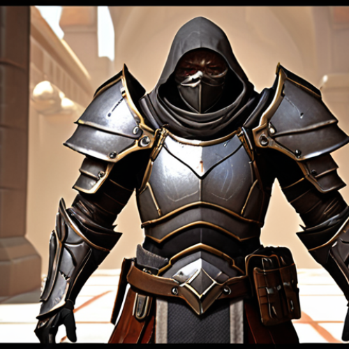 Home 18 **Prompt:** A character crafting furiously in the early game of Eternal Return, surrounded by components like cloth armor and bandages. The character is focused, with a determined expression, aiming to quickly assemble "Auto-arms" for better early game survivability. UI elements of the game subtly overlay the scene, showing crafting progress.