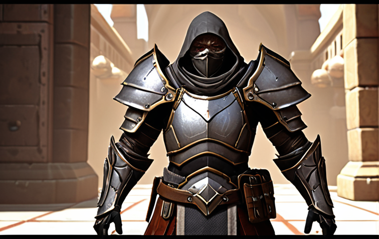 **Prompt:** A character crafting furiously in the early game of Eternal Return, surrounded by components like cloth armor and bandages. The character is focused, with a determined expression, aiming to quickly assemble "Auto-arms" for better early game survivability. UI elements of the game subtly overlay the scene, showing crafting progress.
