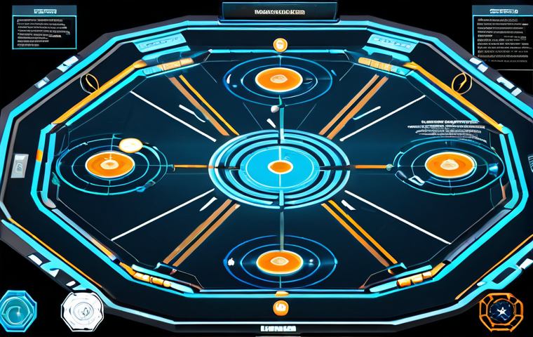 Strategic Overview**

"A holographic display showing a tactical map of a futuristic arena, highlighting player positions and resource locations, strategic planning, science fiction setting, safe for work, appropriate content, fully clothed figures represented as icons, perfect anatomy implied in the map design, natural proportions in the overall scene composition, professional, family-friendly"

**