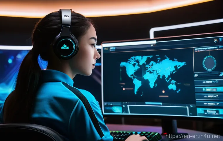 이터널리턴 글로벌 경기 관전 - "Strategic Early Game Pathing"** A medium shot of a focused, young adult Eternal Return professional...