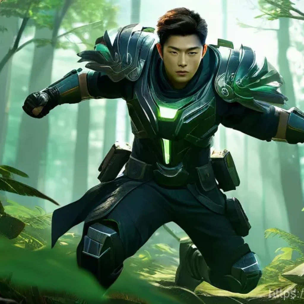 이터널리턴 스킬 티어 리스트 - **Prompt for Early Game Prowess: Hyunwoo in Action** "A highly detailed, dynamic digital paintin...