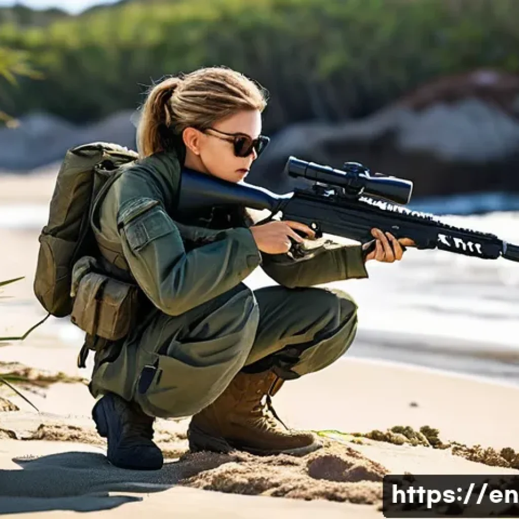 이터널리턴 지역별 주요 루트 - **Prompt 1: Initial Drop and Prioritization on the Beach** A highly detailed, realistic image of...