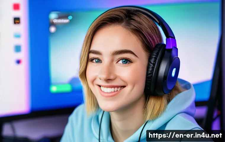 이터널리턴 스트리밍 콘텐츠 기획 - **Prompt 1: The Authentic Streamer Identity** A vibrant, medium-shot portrait of a young adult f...
