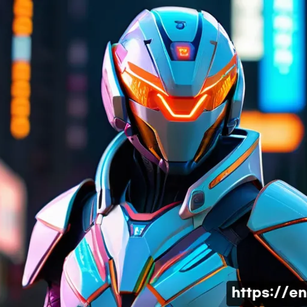 이터널리턴 스킨 티어 정리 - A digital character wearing a rare skin outfit with vibrant colors and intricate patterns, featuring...