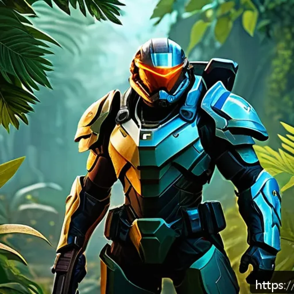 이터널리턴 서포터 클래스 역할 - A strategic support hero in a fantasy MOBA game, wearing light armor and tactical gear, standing par...